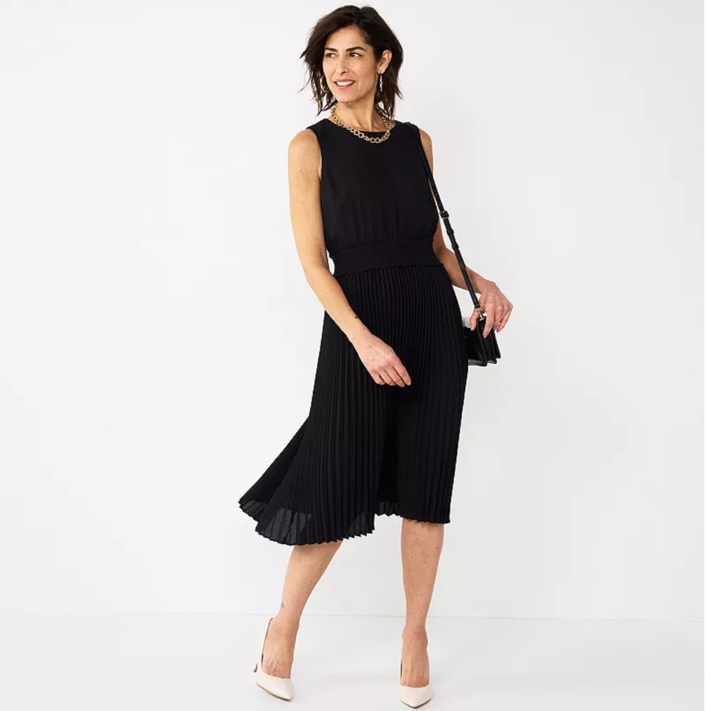 Women's Croft & Barrow | Sleeveless Pleated Dress - NWT